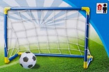 Porta da Calcio Bambini + Pallone e Pompa Con Custodia Trasporto Dim. 44x31x24cm