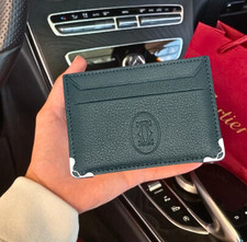 Cartier green leather - cartier, card