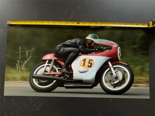 Giacomo agostini autografo iom - giacomo,
