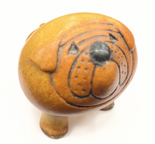 Statuina bulldog lisa larson - lisa,