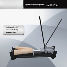 Spaccalegna Idraulico Manuale 12 Ton Orizzontale Trave Completa Acciaio Spaccalegna