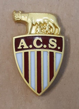 calcio DISTINTIVO SPILLA PIN BADGE ⚽ AUDACE C. S  ⚽ ROMA rifacimento STORICO