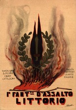 GUERRA di SPAGNA - COMELLI - 1° Fanteria d'Assalto Littorio - NV - SG323