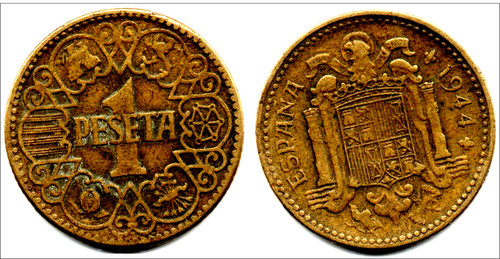 Spagna rara moneta da - ,