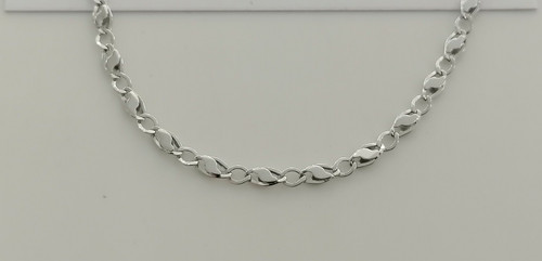 Collana collier oro bianco - collier,