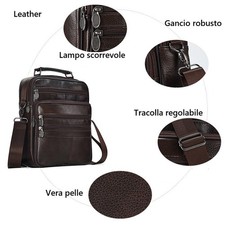 Borsa Lavoro Uomo Vera Pelle