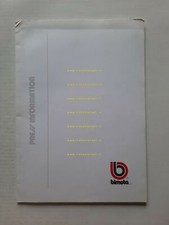 Bimota cartella stampa salone Milano 1987 originale no depliant  