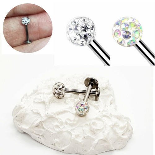 Piercing labbra acciaio - in,
