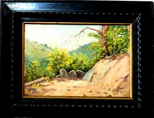 Dipinto olio cartone - dipinto,