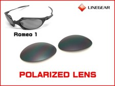 Lente di ricambio polarizzata LINEGEAR per Oakley Romeo1 - Flash Black [R1-FB-POLA]