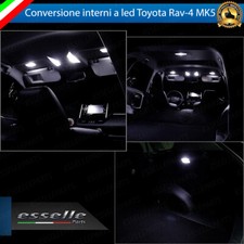 KIT FULL LED INTERNI TOYOTA RAV-4 MK5 V CONVERSIONE COMPLETA 6000K NO AVARIA
