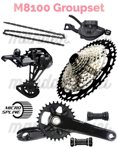Gruppo shimano m8100 6pz - gruppo, xt