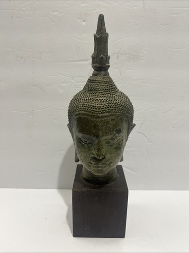Statua testa buddha - statua,