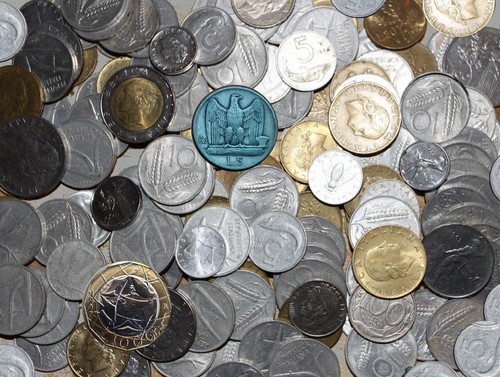 Lotto monete repubblica 5 - monete, +