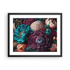Poster 50x40cm fiori botanica - poster,