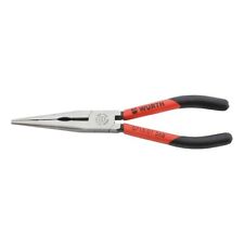 Pinza da Lavoro Becchi Lunghi Mezzotondi Dritta 200mm - WÜRTH 071501 568