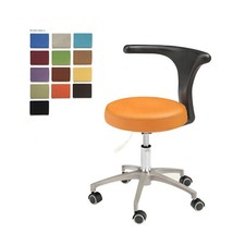 Sedia odontoiatrica odontoiatrica in pelle microfibra mobile sgabello medico HS-2