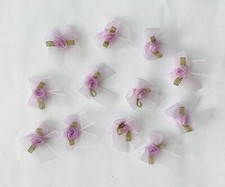 12 piccoli fiocchi in organza