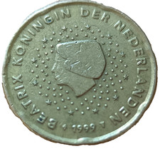 20 CENTESIMI DI EURO OLANDA 1999 - REGINA BEATRICE RARA