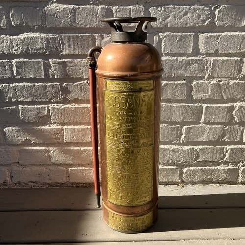 Estintore essanay vintage rame - essanay,