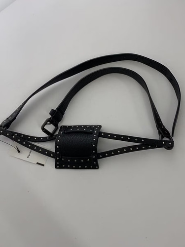 Fendi cintura pelle nera da - cintura, in