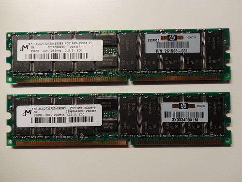 Ram 256mb ddr1 pc2100r - 2,