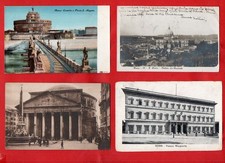 ROMA - LOTTO DI 100 CARTOLINE ANTICHE FP D'EPOCA - VIAGGIATE E NON -vedi foto