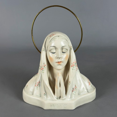 Scultura busto madonna - scultura,