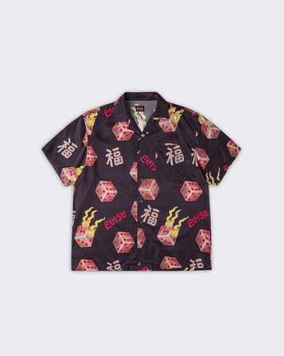 Evisu camicia allover printed - evisu,