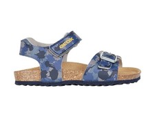GEOX SANDALI BAMBINO JUNIOR ESTATE J028LB 000BC C0665  GHITA BOY GRIGIO E BLU NA