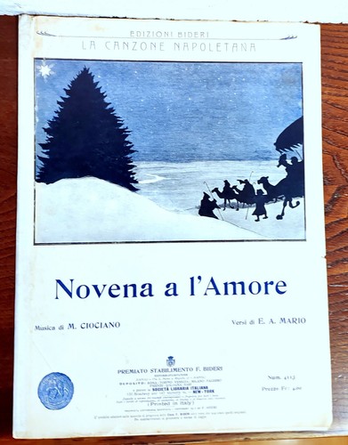 Spartito novena amore - novena, l'