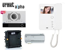 KIT VIDEOCITOFONO MONOFAMILIARE URMET TIPO 1783/321 NUOVO 1783/724 ALPHA MIRO