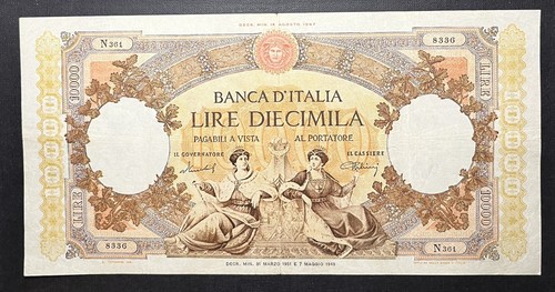 10000 lire repubbliche - lire,