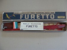 Modello veleggiatore formula junior Furetto aereo montaggio Torino old airplane