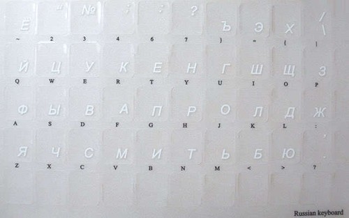 Adesivi tastiera lettere - tastiera,