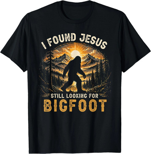 Shirt nera found jesus - i,
