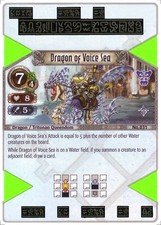 Dragon of Voice Sea - Set 1 - The Eye of Judgment TCG