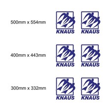 Set Di Adesivi Knaus Caravan -