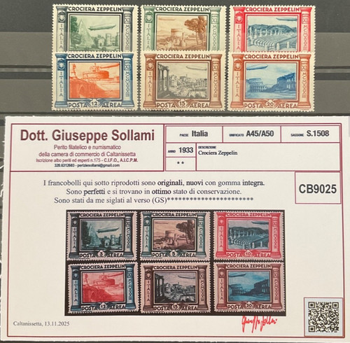 Regno 1933 posta - , aerea