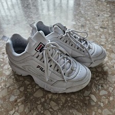FILA Disruptor Low Scarpe Unisex - Bianche, EU 37