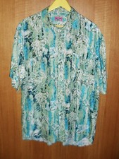 VINTAGE SILK SHIRT CAMICIA UOMO IN SETA PURA 100% 