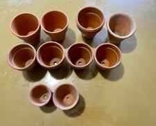 10 Vasi Mignon In Terracotta 