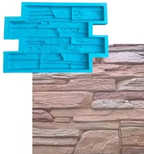 Stampo gomma finta pietra - gomma,