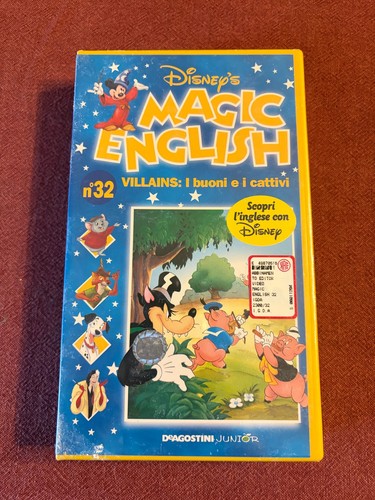 Vhs disney magic english - vhs, 32