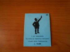 ricambio x gioco da tavolo-FOOTBALL IL CALCIO MERCATO-CARTA n.20