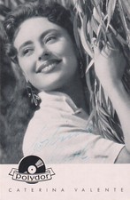 CATERINA VALENTE autografo