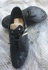 Scarpe ciclismo pelle cuoio vintage eroica