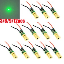 3/6/9/12Pcs Mini Green Laser