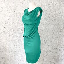 CONBIPEL ABITO VESTITO VERDE SMERALDO LONGUETTE VISCOSA COCKTAILS SEXY