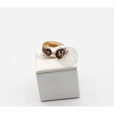 TUUM ANELLO INFINITUUM MATER IN ARGENTO BRONZATO misura 14